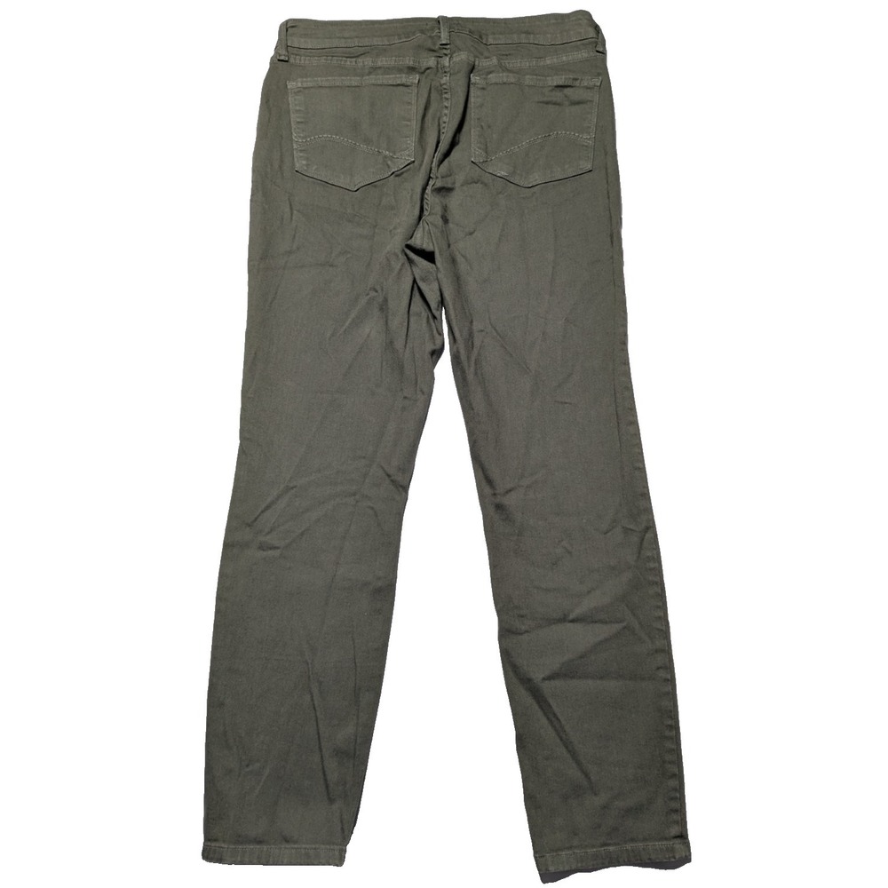 NYDJ Clarissa Ankle Jeans Lift Tuck Tech Green Stretch Denim - Women 10 - Picture 2 of 16